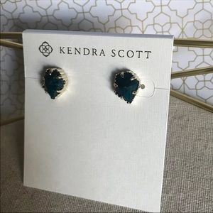 Kendra Scott Tessa Stud Earrings In Aqua Apatite